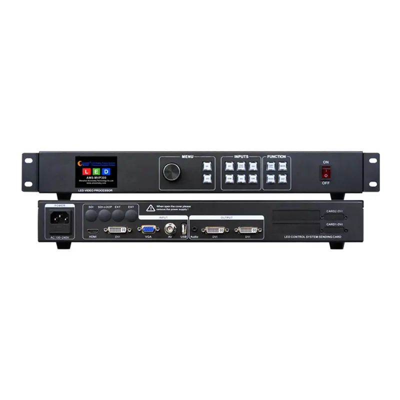 MVP300 вход DVI/HDMI/VGA/AV/USB светодиодный дисплей видео процессор сравнить vdwall lvp100 для дисплея светодиодный уличный видеостена