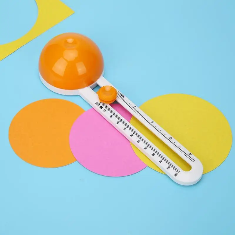 

Plastic Circle Cutter Round Cutting Knife Model Patchwork Compass Circle Cutter Circular Paper Scrapbooking Cards Cutters