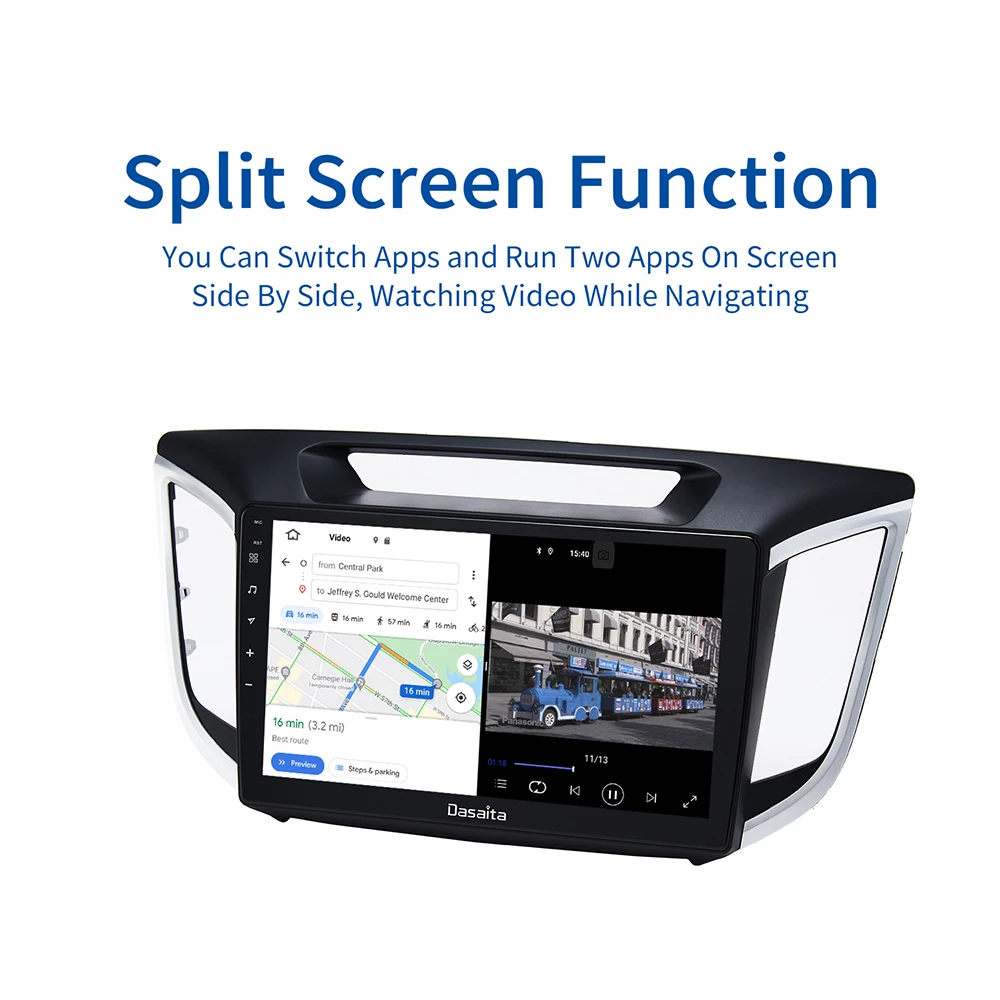 Автомобильный мультимедийный плеер для Hyundai IX25 GPS 2014 2015 2016 с Android 10 0 2 &quotIPS