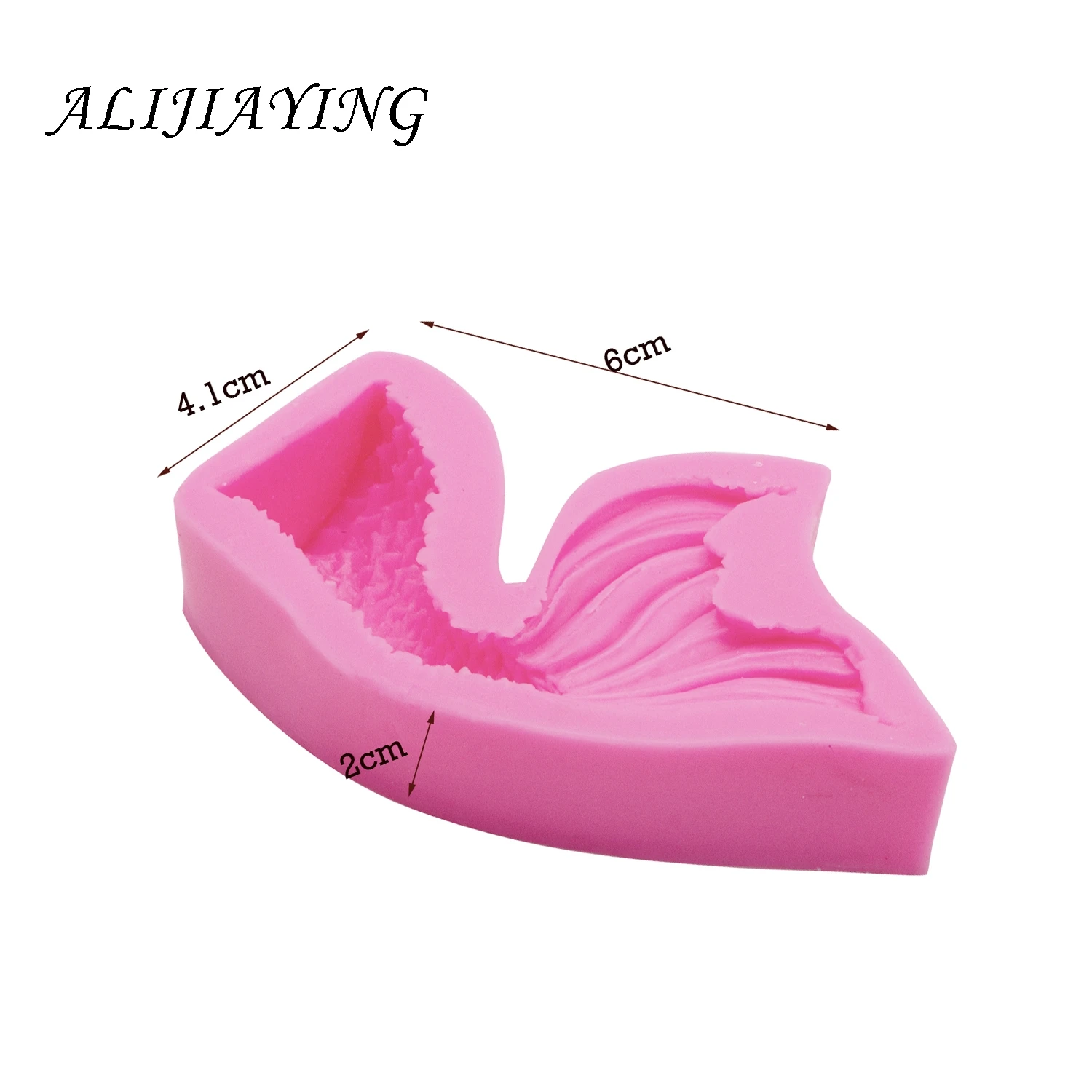 DIY Mermaid fishtail Fondant Sugarcraft Silicone Mould Cake Decoration Tools Baking chocolate Polymer Clay Resin Mold D1409