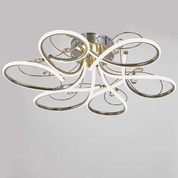 

Lamp with remote control 69539/1 LED 102W dimmer chrome 71x71x17 cm 5036446