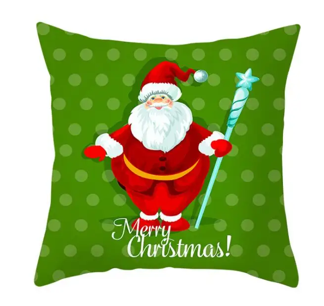 45x45 Рождественская наволочка для подушки, наволочка, скрытая застежка-молния, подушки, рождественский стиль, узор, наволочка, Декор - Цвет: color24
