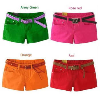 

2019 Summer Denim Shorts cotton Slim Fit ladyies elastic waist sexy female Short Jeans for Women