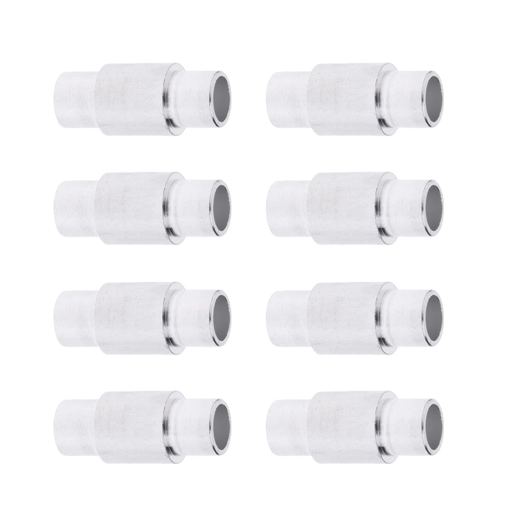 8 Pieces Quality Aluminum Inline Skate Roller Skating Wheels Bearing Spacers 8 Pieces Quality Aluminum Inline Skate Roller Skating Wheels Bearing Spacers