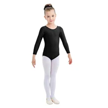 Speerise Kids Stretch Spandex Classic Long Sleeve Ballet Dance Leotards for Toddler Girls Boys Professional Gymnastics Bodysuit