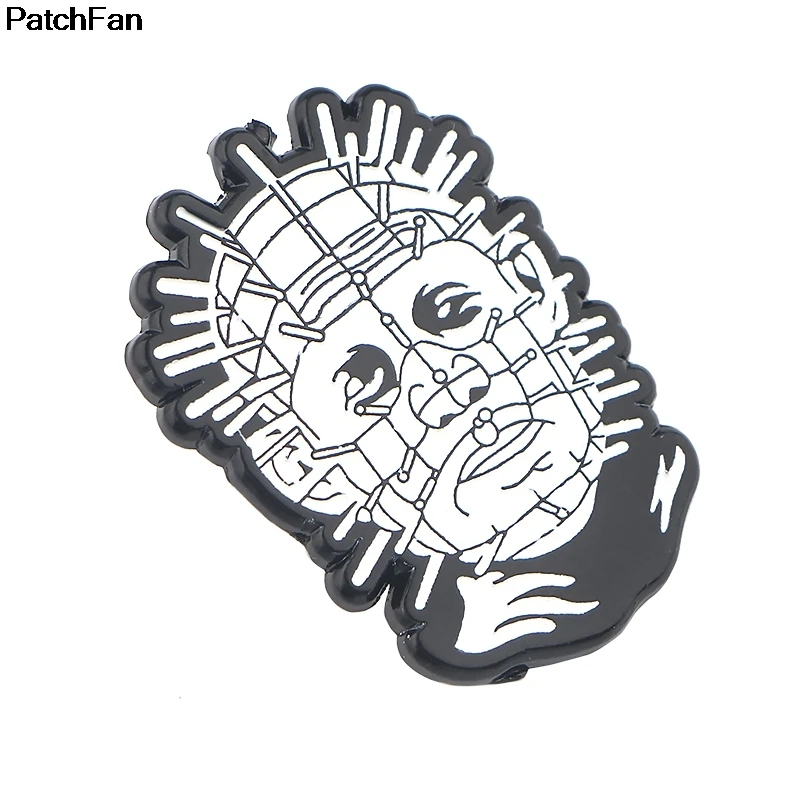 20 шт./лот Patchfan Hellraiser фильм триллер цинк булавки para рюкзак одежда медаль для сумки рубашки значки Броши A2564