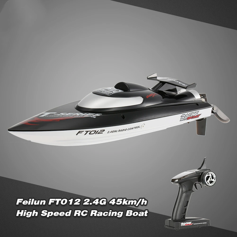 Feilun FT012 45 км/ч высокоскоростной Радиоуправляемый пульт дистанционного управления гоночная лодка модель корабля радиоуправляемая игрушка дизайн внешний вид тонкое мастерство