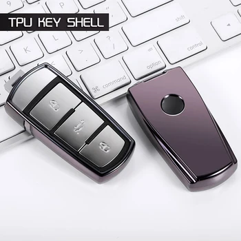 

Fits Perfect 3 Buttons car key case wallet key shell For Volkswagen VW CC Passat b6 b7 Magotan R36 key House Pouch Auto Part