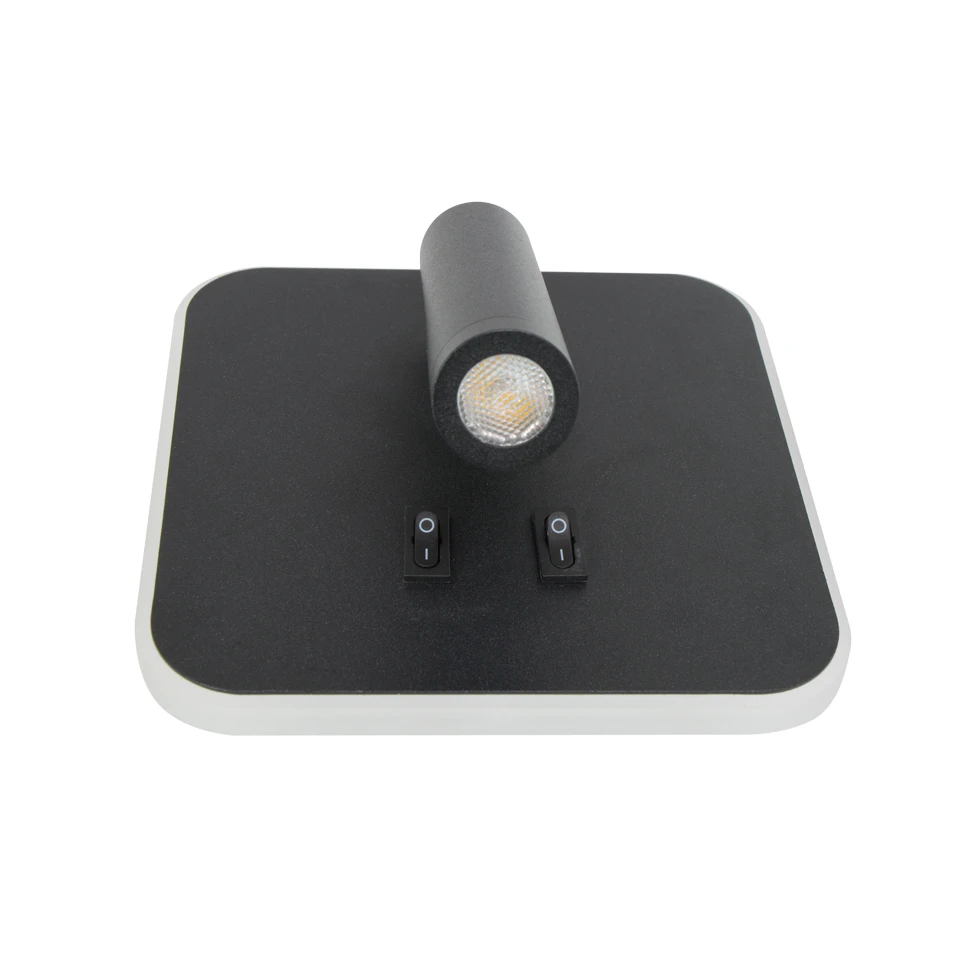 Led wand lampen 3W lesen licht 7W hintergrundbeleuchtung mit schalter wand licht hotel nacht moderne wand lampe schlafzimmer studie treppen wandlampen – Detail 16