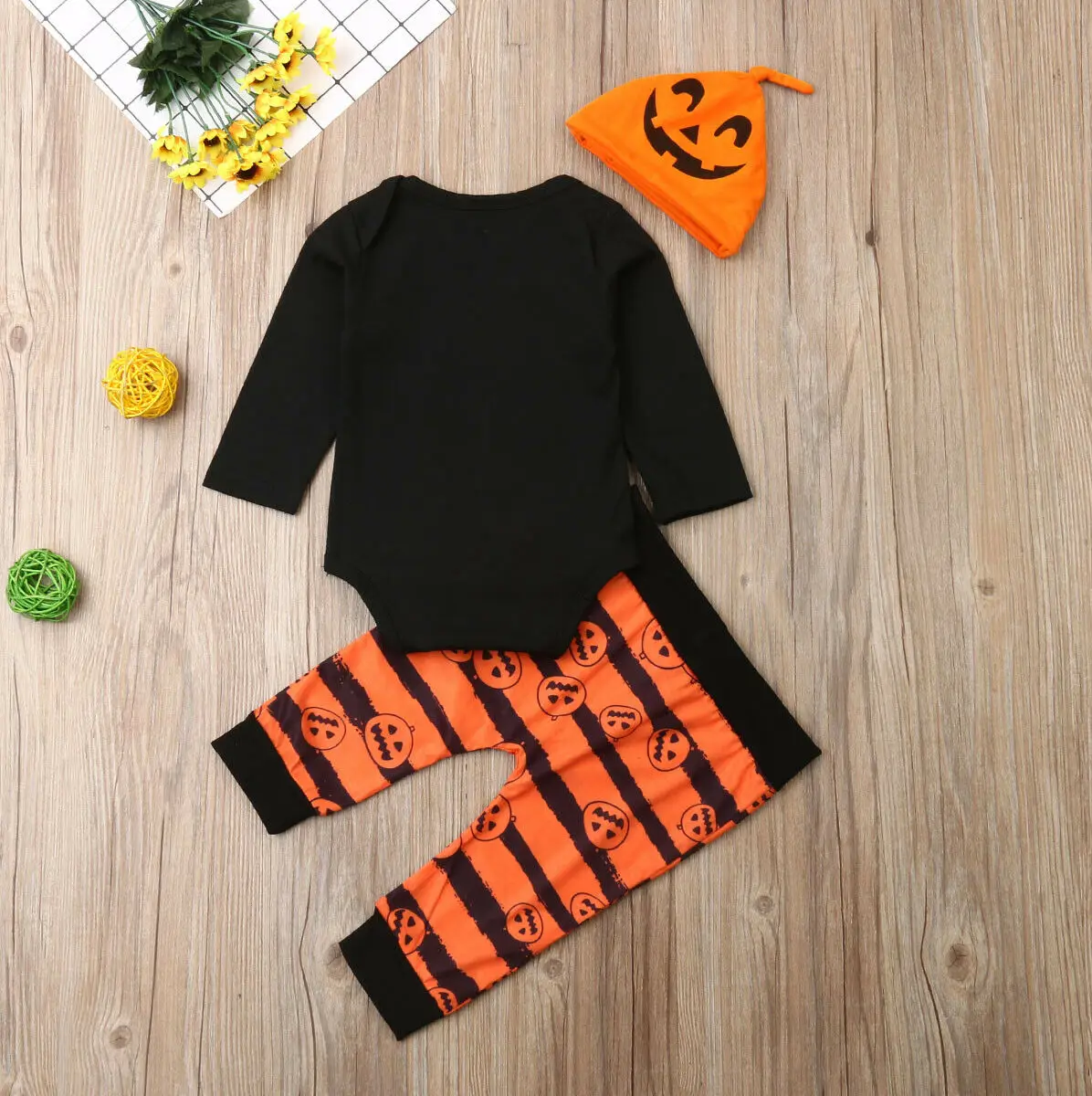 My First halloon/комплекты одежды для новорожденных мальчиков и девочек, комбинезон, штаны, шапки, одежда для детей от 0 до 24 месяцев