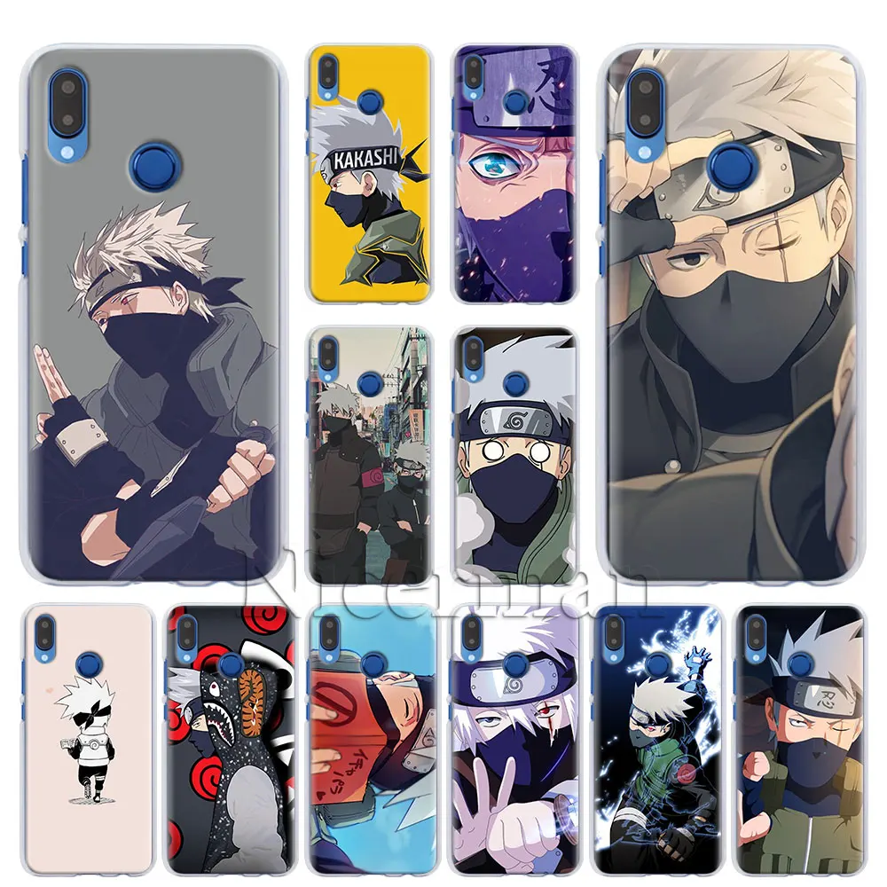 Аниме «Наруто» Kakash чехол для телефона аниме для huawei Y9 Y7 Y5 Y6 Y9 Nova/5/5 T 5i Pro Honor Y6 Y7 Y9 Y5 в твердом переплете
