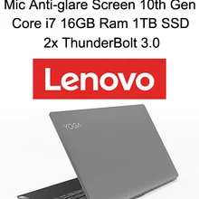 Ноутбук lenovo Yoga S940 14 дюймов 4K UHD антибликовый 3D стеклянный экран 10-го поколения Core i7 16GB Ram 1 ТБ SSD type-C ThunderBolt 3,0