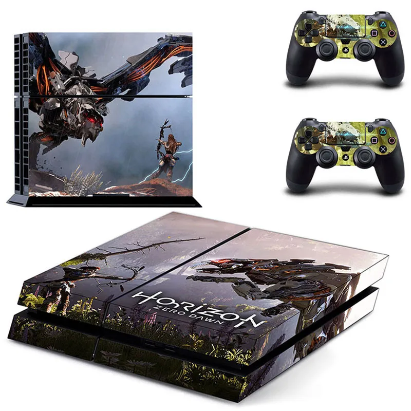 GYTM0679 Наклейка s Horizon: Zero Dawn наклейка для PS4 PS 4 наклейка Play station 4 наклейка Pegatinas для консоли playstation 4 и 2 контроллера - Цвет: GYTM0679
