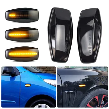 

High Quality 2Pcs For Hyundai Flowing Indicator Plug Play Streamer LED Side Marker Turn Signal Light For Elantra Getz XG Tucson