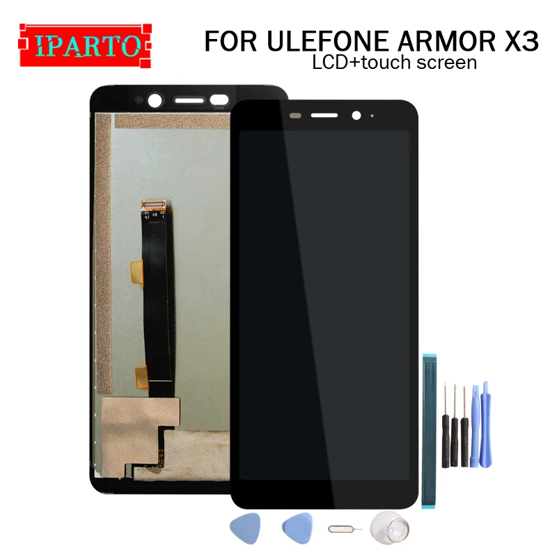 5,5 дюймов ULEFONE ARMOR X3 ЖК-дисплей+ кодирующий преобразователь сенсорного экрана в сборе ЖК+ сенсорный дигитайзер для ARMOR X3+ Инструменты