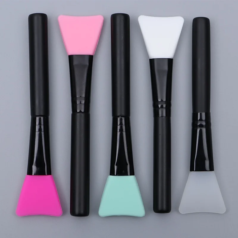 

Soft Silicone Face Mask Brush Beauty Foundation DIY Mask Mud Mix Applicator 5 Colors Skin Care Tools Cosmetics Makeup Brushes