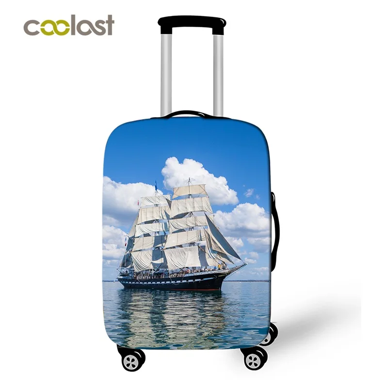 Case Bag-Cover Travel-Accessories Trolly Sailboat Carry-On Protective-Cover Bagage Elastic