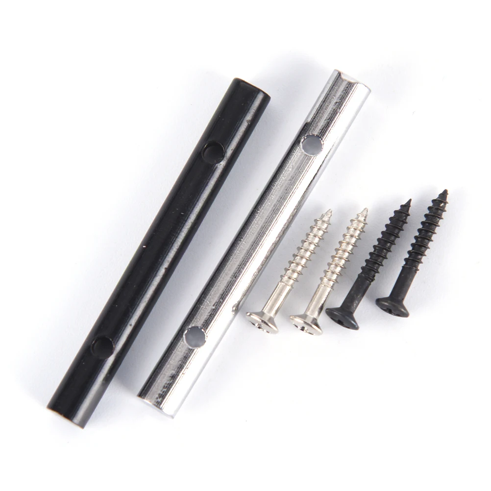 

2024 Black/Silver Metal Electric Guitar String Retainer Bar With 2 Mounting Screw Guitar Parts & Accessories