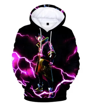 

The new fortress Shadow Assassin 3D digital printed hooded sweater cross-border exclusively for sports tide