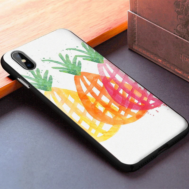С рисунком ананаса для девочек Чехол мобильного телефона huawei honor 7C 5.99IN 7X 8X 8C
