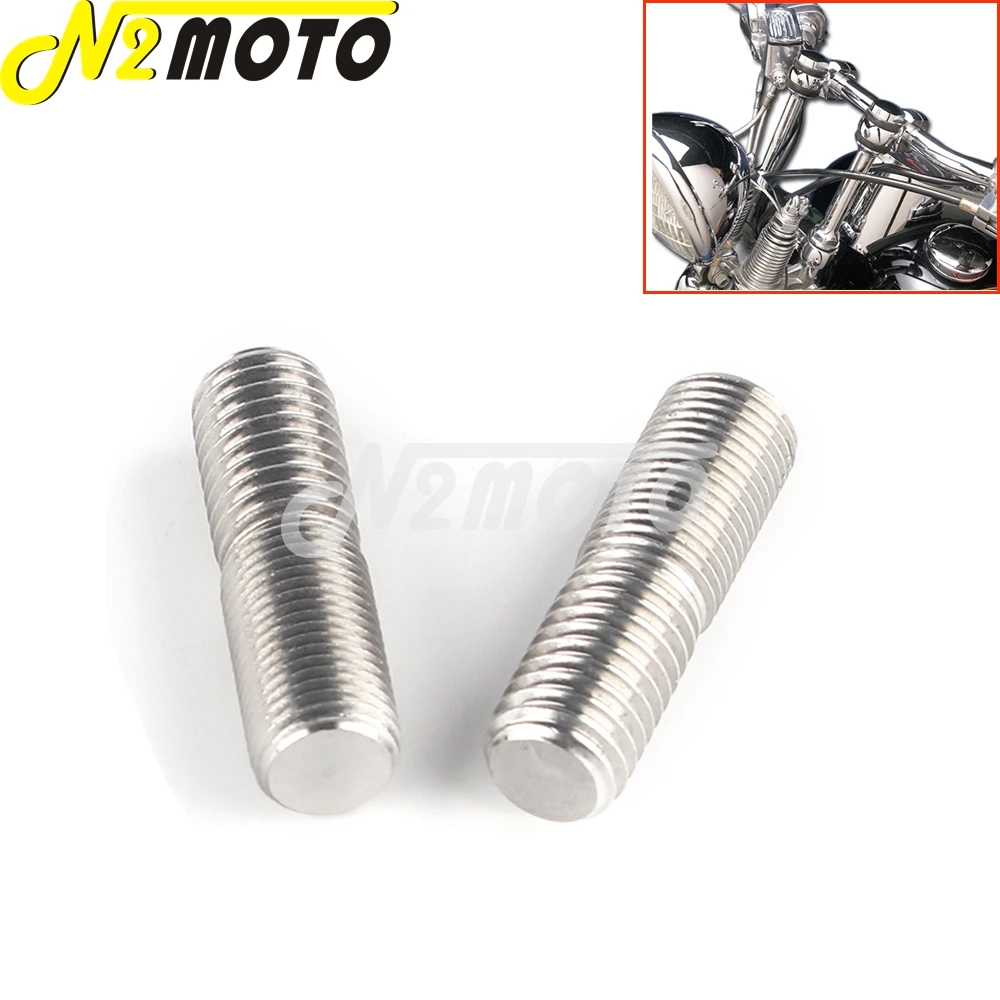 Handlebars, Grips & Levers Handlebar Riser Stud Adapter Fit Harley