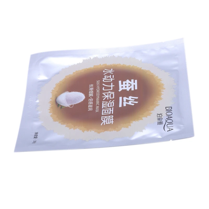Bioaqua10Pcs Шелковая Маска увлажняющая усадка пор контроль масла отбеливающая маска для лица увлажняющая уход за кожей лица