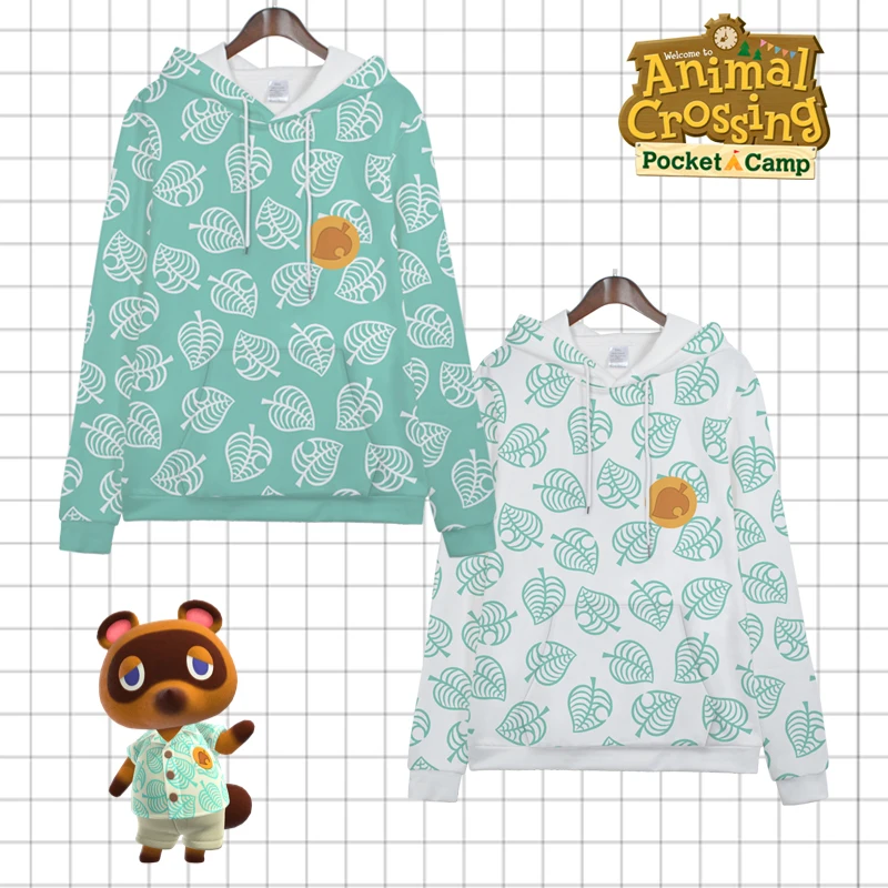Толстовка New Horizons Tom Nook для мужчин и женщин с капюшоном длинными рукавами костюм