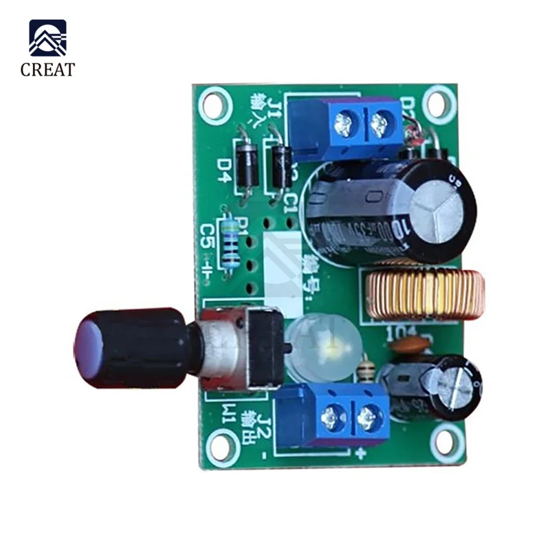 Lm2596 Adjustable Voltage Stabilizer Precise Buck Step Down Power