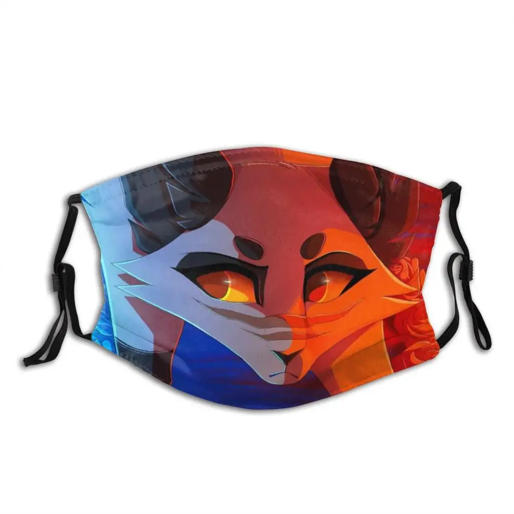 

Between Darkness And Light - Cover Art Diy Adult Kids Face Mask Oc Comic