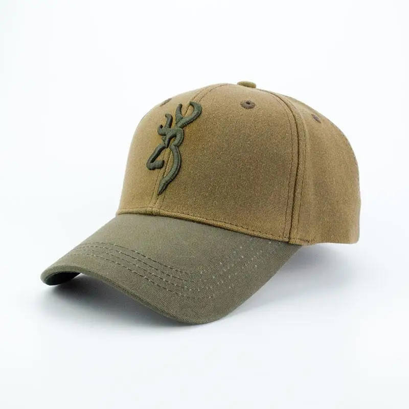 Color 1 Мужская кепка для охоты Browning, Спортивная Кепка для пешего туризма, мужская бейсбольная кепка для охоты, регулируемая, один размер, подходит для большинства, скидка - Цвет: Color 1