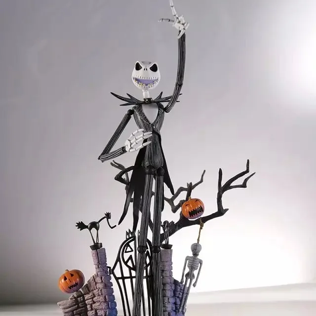 

Skeleton Jack Christmas Nightmare before Kaiyodo Special Photo shan kou shi Jack Mobile Face Transplant Garage Kit