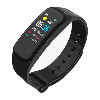 

C1 Plus Smart Bracelet Blood Pressure Color Screen Smart Band Heart Rate Monitor Smart Fitness Tracker Wristband for Xiaomi 9