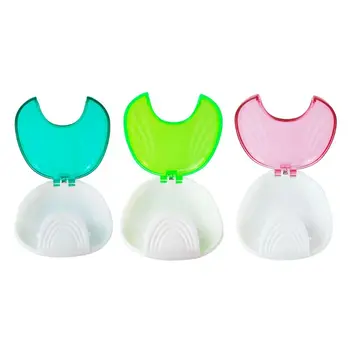 

Dental Mouthguard Case Orthodontic Braces Retainer Box Storage Container Partial Tooth Care