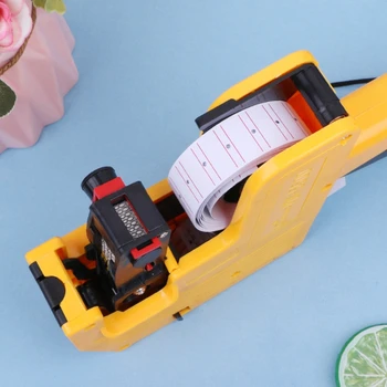 

2020 New MX-5500 8 Digits Price Tag Labeler Labeller Stickers Label Paper +2 Ink Roll