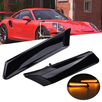 

New Arrival High Quality Smoke Led Side Marker Indicator Light For Porsche 911 997 987 Boxster Cayman