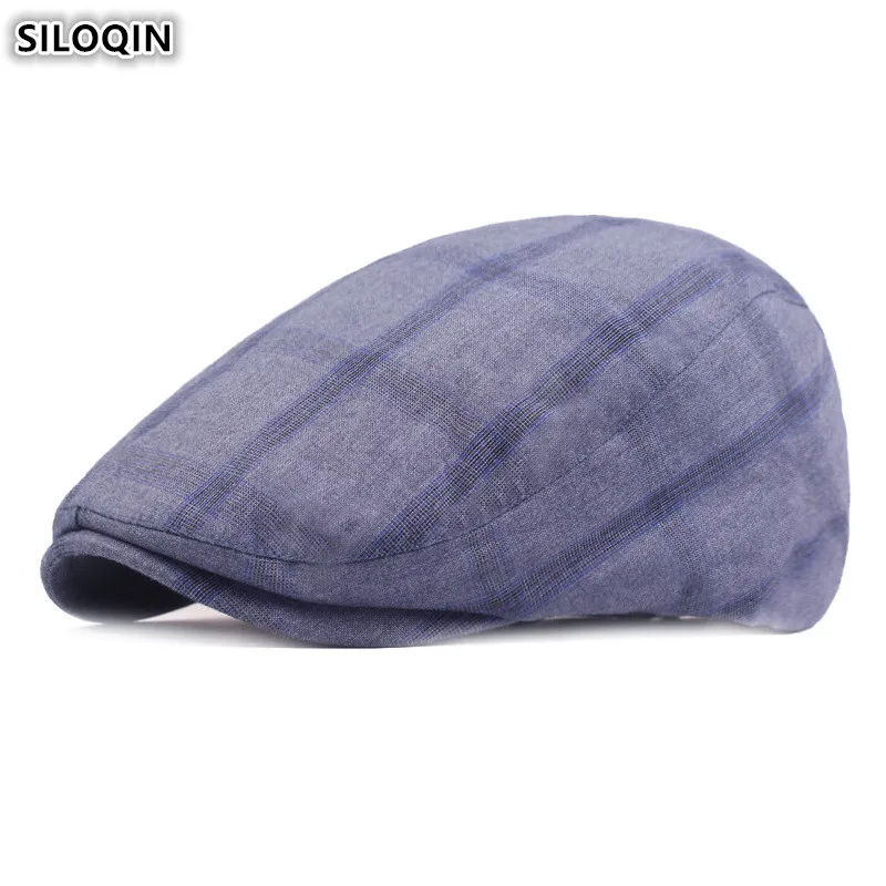 Хлопковые береты SILOQIN для взрослых мужчин Снэпбэк Кепка осенняя брендовая папы