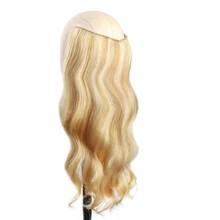 Extensiones de cabello humano liso de una pieza, línea de pescado Invisible, Halo, diadema, cable secreto oculto Natural, Remy