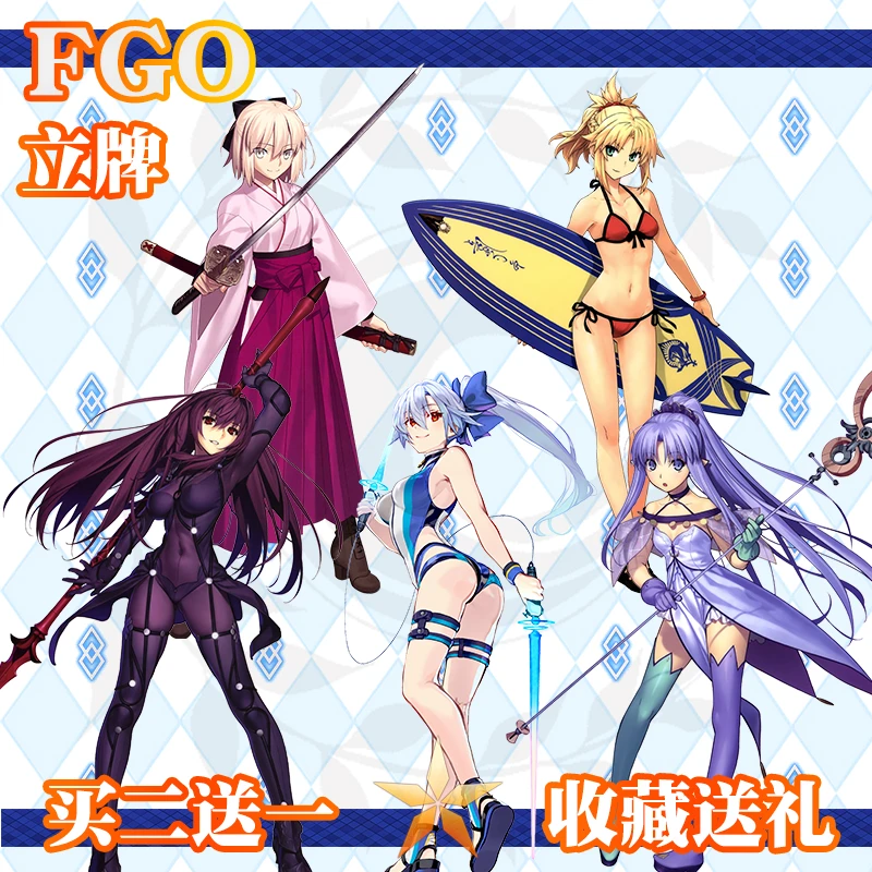 Anime FGO Fate/Grand Order Okita Souji Scathach Tomoe Gozen Lily Acrylic  Stand Figure Model Plate Desktop Decor Cosplay Gift|Trang Phục Anime| -  AliExpress