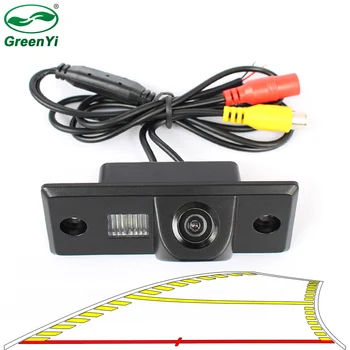 

HD Vehicle Trajectory Reverse Backup Rear View Camera For PORSCHE CAYENNE VW TIGUAN FABIA TOUAREG POLO sedan PASSAT GOLF