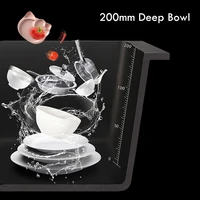 Nano Stepped อ่างล้างหน้าคู่304สแตนเลสสตีลผักอ่างล่างหน้าสูง Pressurecup เครื่องซักผ้าร้านกาแฟไวน์อ่างล้างจานอ่างล้างจาน 4