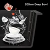 Nano Stepped Double Sink 304 Stainless Steel Vegetable Wash Basin High Pressurecup Washer Coffee Shop Wine Bar Sink Kitchen Sink 4