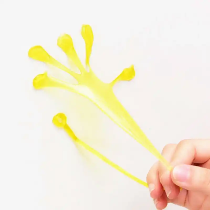 glitter sticky hands