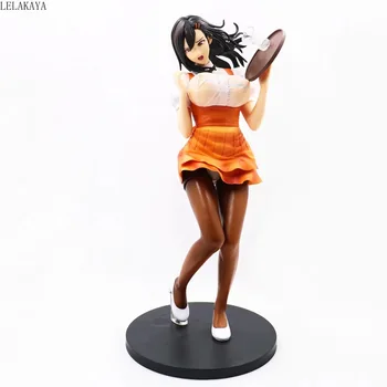 

Sexy Oda Non Heroine Anime Action Figure Wakazuma Waitress Hitomi 1/6 Scale Painted Cartoon Collectible Decoration Doll New 29cm