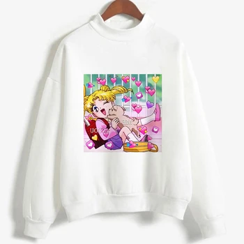 

Spring Summer 2020 New Harajuku Kawaii Funny Sailor Moon Japanese Women Sweatshirt Pullover Tops Streetwear Long Sleeve Hoodies
