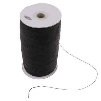 

Elastic Sewing Cord String for Beading Necklace Bracelet Crafts Making Black