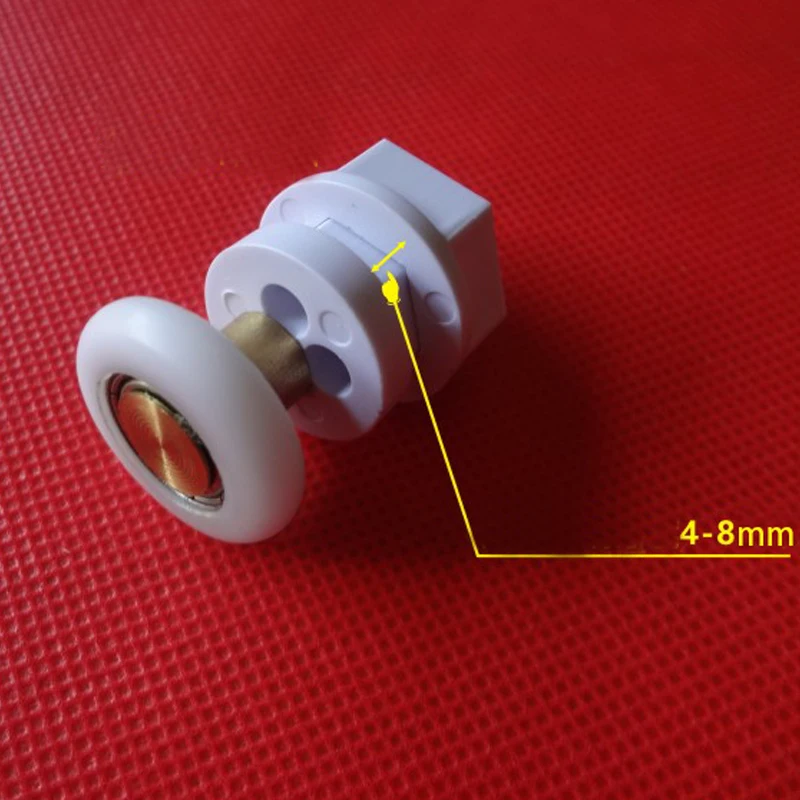 8 шт. дверные ролики домашний нижний верхний Душ дверные ролики/полозья/колеса замена одно колесо для душевых кабин