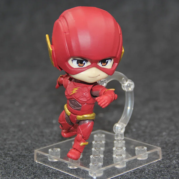 Милые Фигурки Nendoroid DC COMICS Лига Справедливости флэш 917 ПВХ фигурка Коллекционная модель детские игрушки куклы 10 см