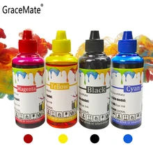 GraceMate принтер чернил Refill бутылки, совместимый с Hp 62 для 5640 5660 7640 5540 5544 5545 5546 5548 5740 5741 5742 5743 5744