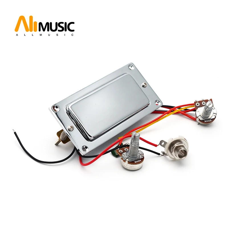 Двойная катушка Humbucker Предварительно проводной гитарный пикап с объемом и тоном