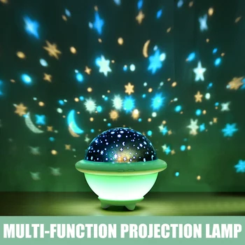 

LED Projector Starry Sky Night Lamp Colorful Dream Projection Lamp Romantic Bedroom Bedside Lamp Gift For Children YU-Ho